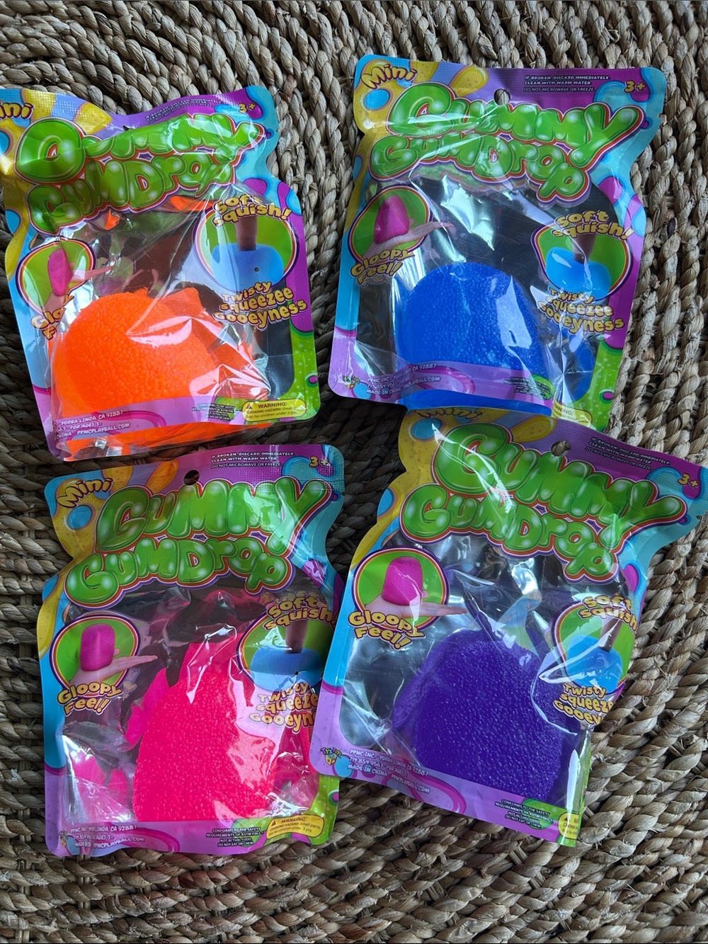 Needoh dupe. Mini Gummy Gumdrop Squishy